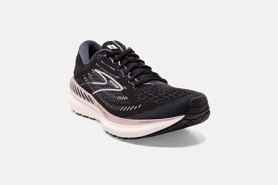 Brooks Running Shoes - Glycerin GTS 19 Road Womens - Black/Pink - NPC-154298